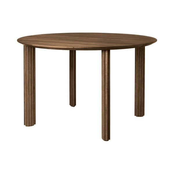 Okrągły stół z litego drewna dębowego ø 120 cm Comfort Circle – UMAGE