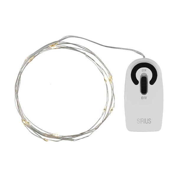 Girlanda świetlna liczba żarówek 20 szt. długość 190 cm Knirke – Sirius