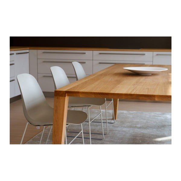 Stół z litego drewna dębowego Javorina Ka, 220 cm-image-1