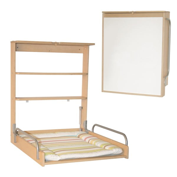 Przewijak wiszący w dekorze buku w naturalnym kolorze Dschungelbaby – Roba-image-2