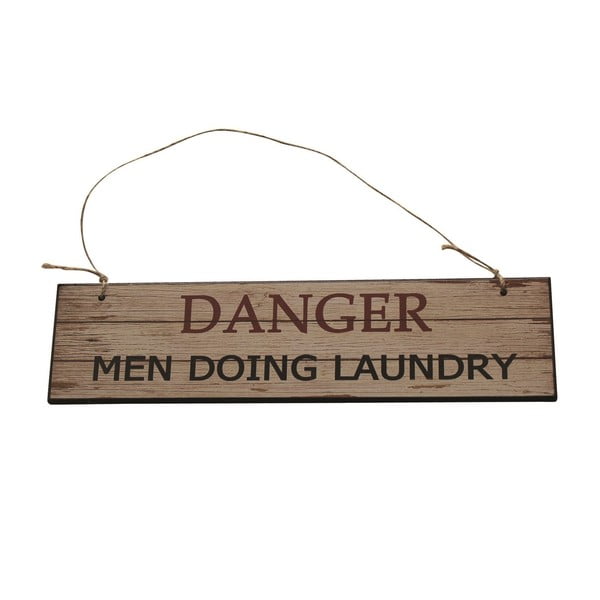 Tabliczka wisząca Men Doing Laundry