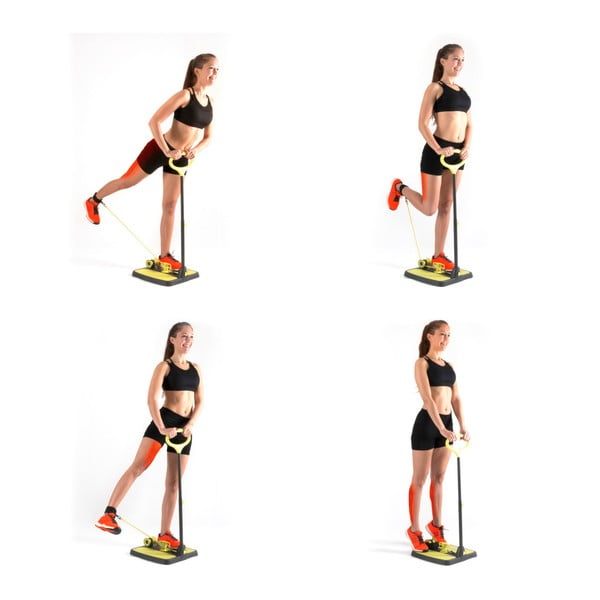 Aparat fitness do ćwiczeń pośladków i nóg z przewodnikiem Ćwiczeń InnovaGoods Fitness-image-2