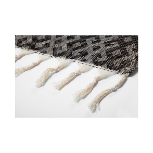 Ręcznik hammam Orient Black, 95x175 cm-image-1
