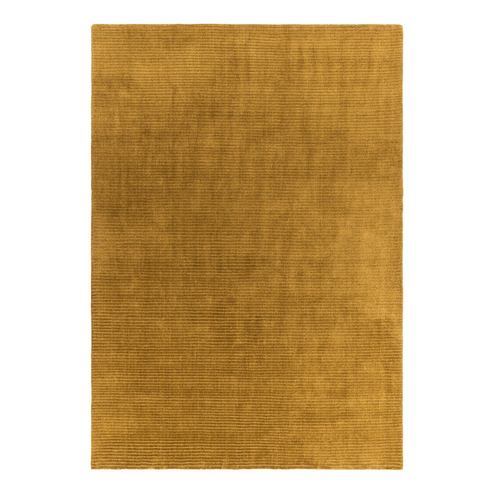 Musztardowy dywan tkany ręcznie 120x170 cm – Asiatic Carpets