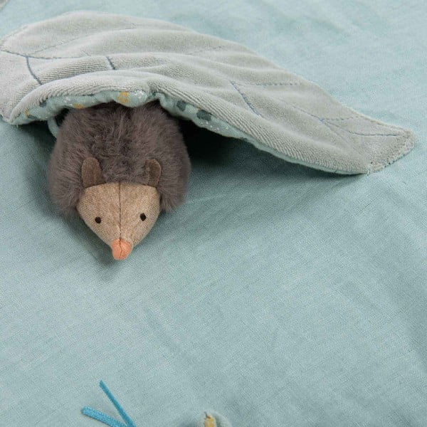 Jasnozielona mata do zabawy dla dzieci Trois Petits Lapins – Moulin Roty-image-2