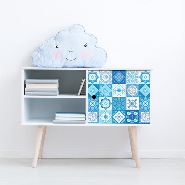 Zestaw 24 naklejek na meble Ambiance Tiles Stickers For Furniture Jeni, 15x15 cm