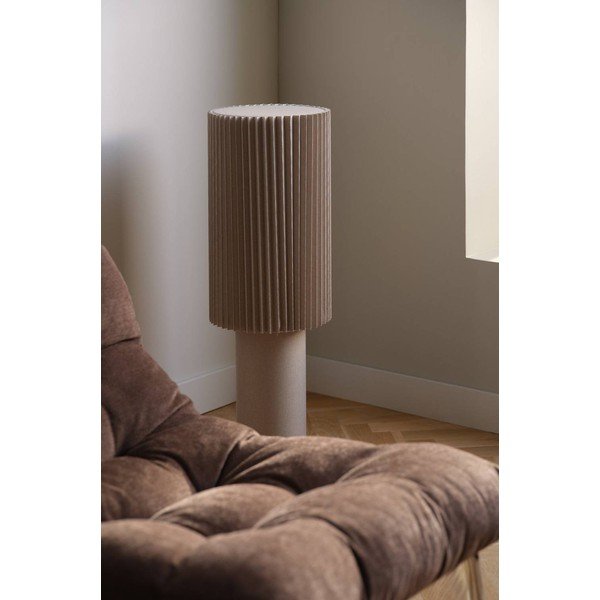 Beżowa tekstylna lampa stojąca (wysokość 80 cm) Harriet – Jotex-image-2