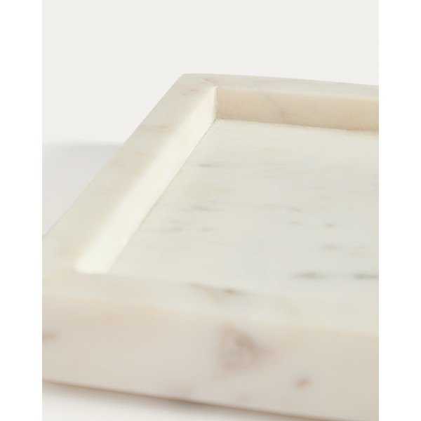 Marmurowa taca dekoracyjna 18x18 cm Serela – Kave Home-image-4