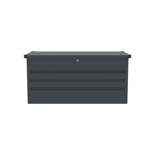 Antracytowa skrzynia ogrodowa Max A – Rojaplast