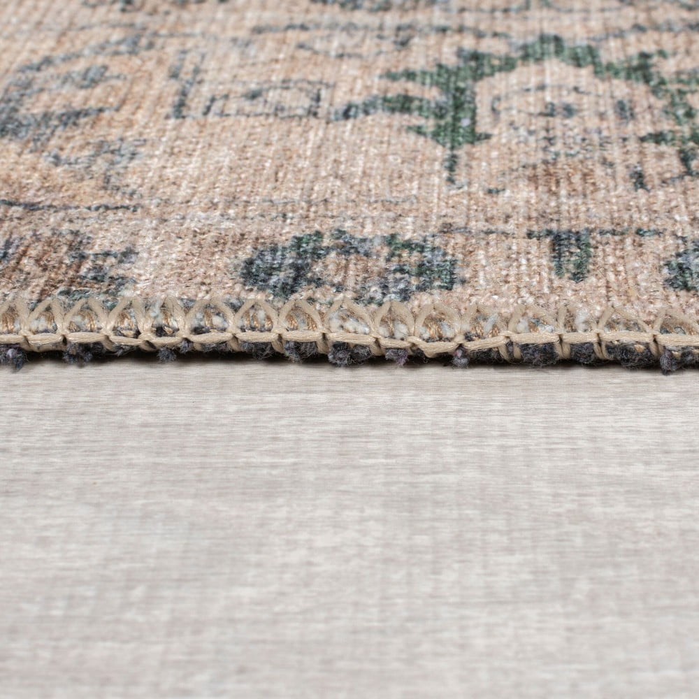 Zielony dywan odpowiedni do prania 115x170 cm Beau Floral – Flair Rugs (zdjęcie 5)