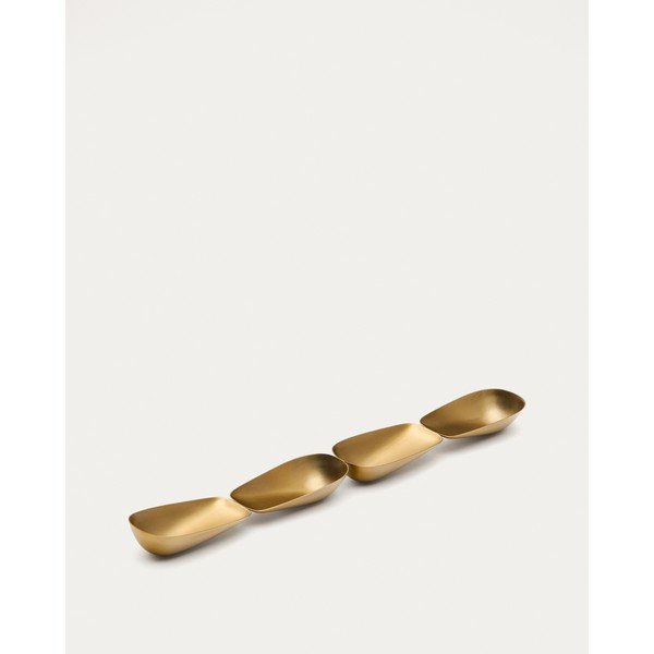 Miska do serwowania ze stali nierdzewnej w kolorze złota Aruc – Kave Home-image-4