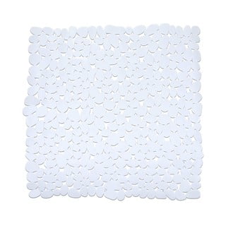 Biała antypoślizgowa mata prysznicowa Wenko Paradise, 54x54 cm