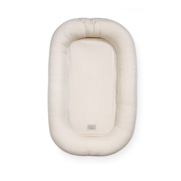 Beżowy kokon dla niemowląt 52x84 cm Classic Stripes Camel – Cam Cam Copenhagen-image-2