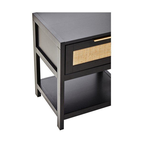 Czarna szafka nocna Sherman – Premier Housewares-image-3