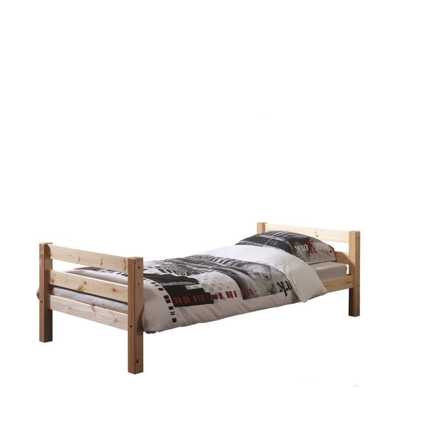Naturalne łóżko dziecięce Vipack Pino, 90x200 cm