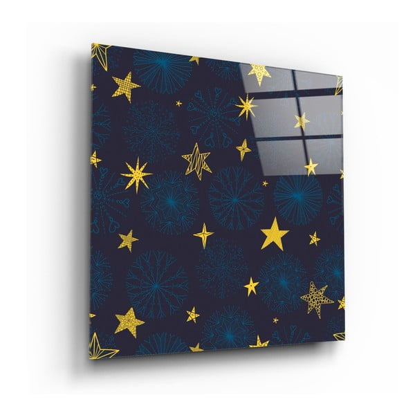 Szklany obraz Insigne Snow and Stars, 40x40 cm