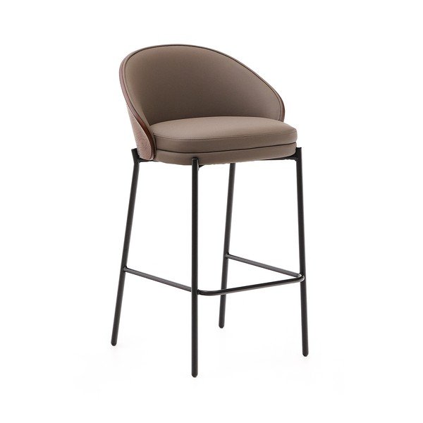 Brązowy hoker (wysokość siedziska 65 cm) Eamy – Kave Home