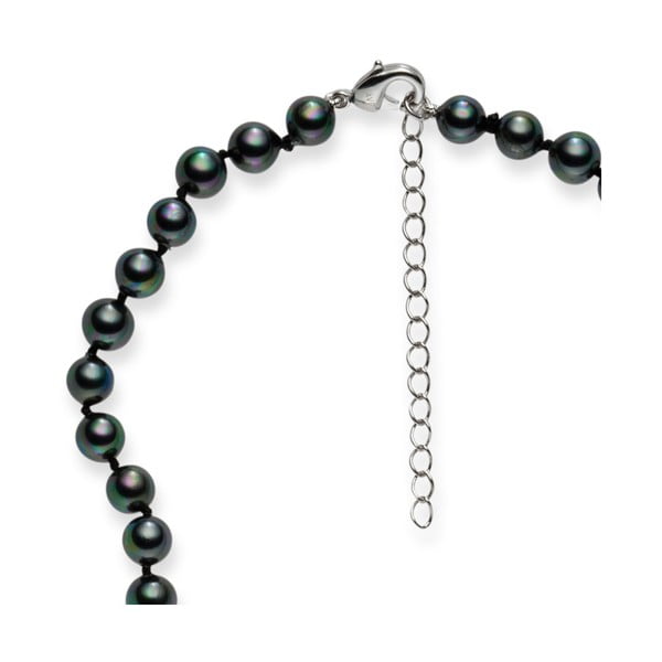 Czarny
  perłowy naszyjnik Pearls of London Mystic, długość 50 cm-image-1
