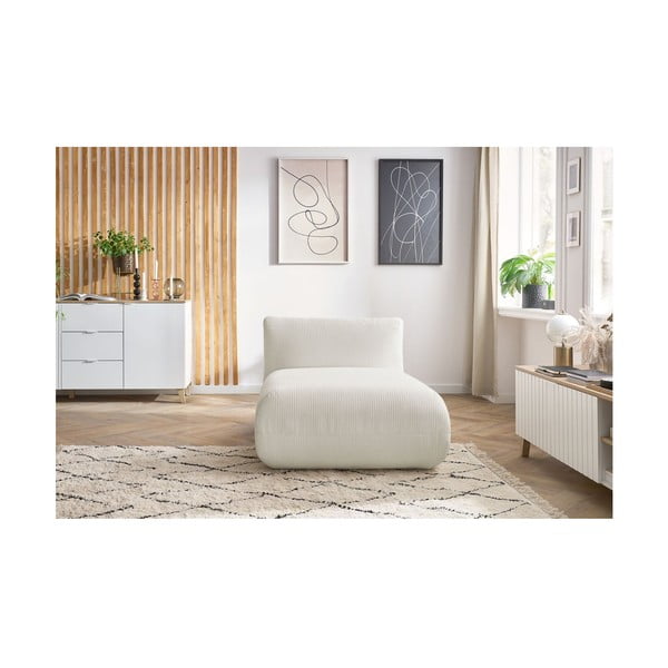 Biały sztruksowy moduł sofy Lecomte – Bobochic Paris-image-4
