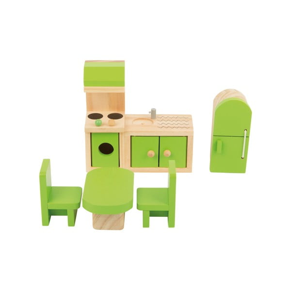Zestaw drewnianych mebli dla lalek Legler Kitchen