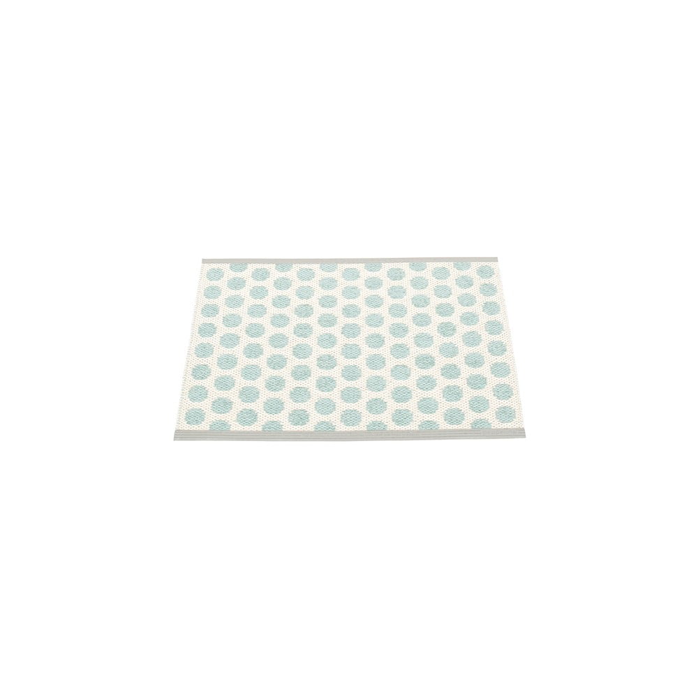 Miętowy dywan odpowiedni na zewnątrz 70x50 cm Noa Pale Turquoise – Pappelina