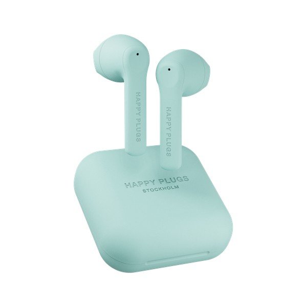 Słuchawki bezprzewodowe w miętowym kolorze Happy Plugs Air 1 Go
