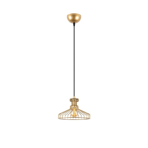 Lampa wisząca w kolorze złota z metalowym kloszem ø 23 cm Events – Opviq lights