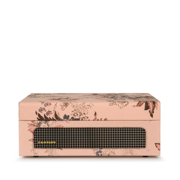 Różowy gramofon Crosley Voyager Floral-image-2