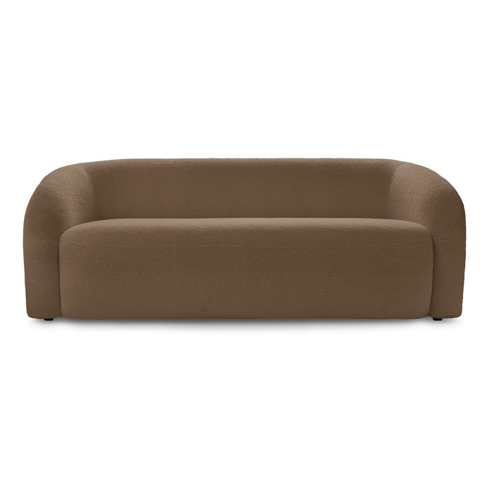 Brązowa sofa z materiału bouclé 193 cm Elina – Bobochic Paris