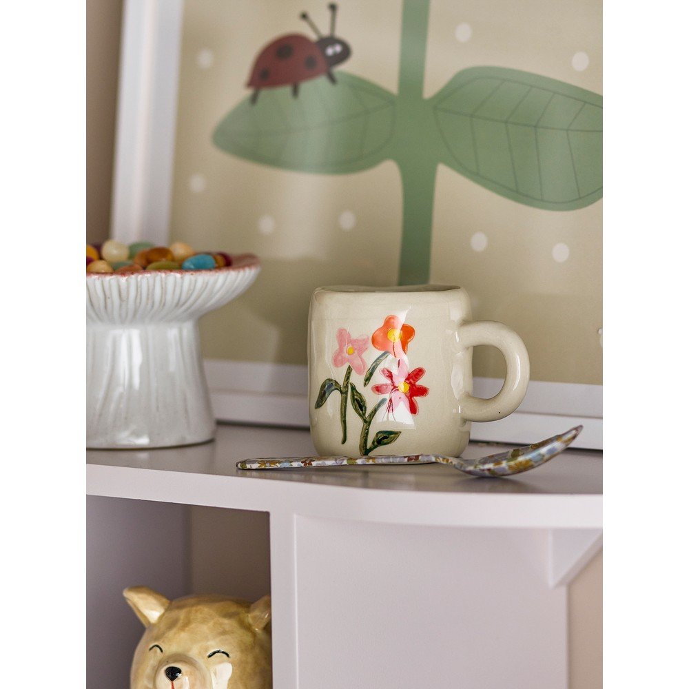 Kremowy kamionkowy kubek dla dzieci 110 ml Millie – Bloomingville Mini (zdjęcie 3)