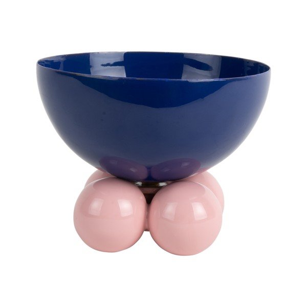 Ciemnoniebieska żelazna miska Double Funky – PT LIVING