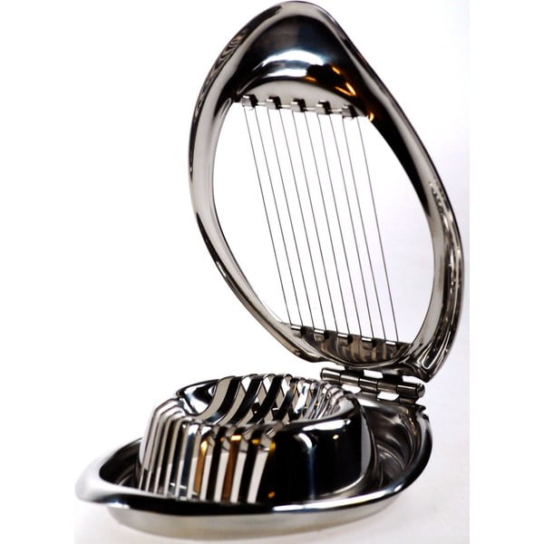 Krajarka do jajek ze stali nierdzewnej Cromargan® WMF Gourmet, dł. 15 cm-image-1