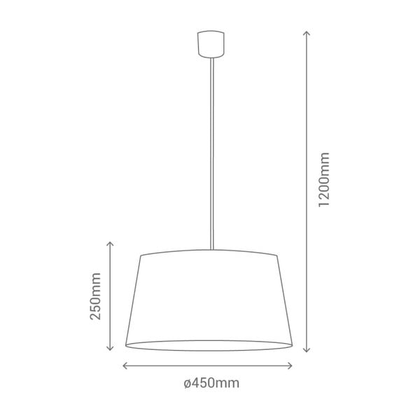 Czarno-biała lampa wisząca Think-image-1