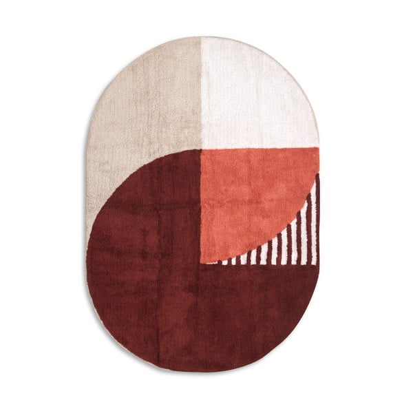 Bordowy dywan odpowiedni do prania 112x170 cm Faaborg – HF Living