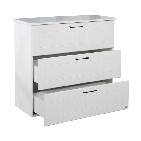Biała niska komoda dziecięca 98x91 cm Sylt – Roba-image-3