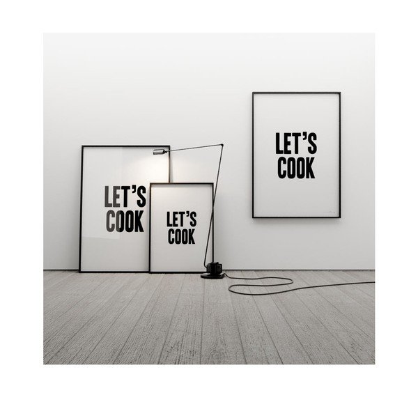 Plakat Let´s cook, 100x70 cm-image-2