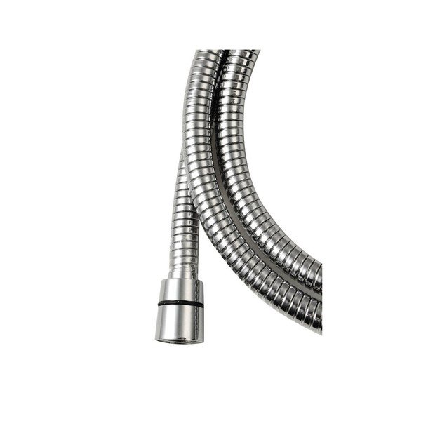 Wąż prysznicowy ze stali nierdzewnej w kolorze srebra z połyskiem Lux – Sapho-image-1