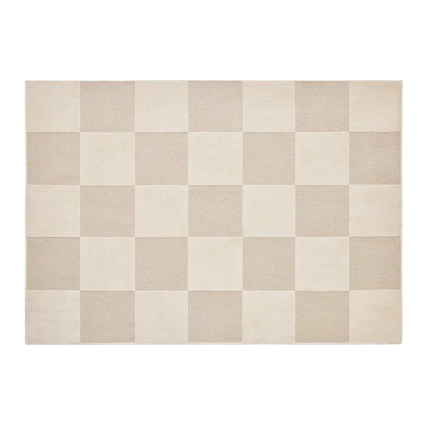 Beżowy dywan z mieszanki bawełny 140x200 cm Toledo – douceur d'intérieur