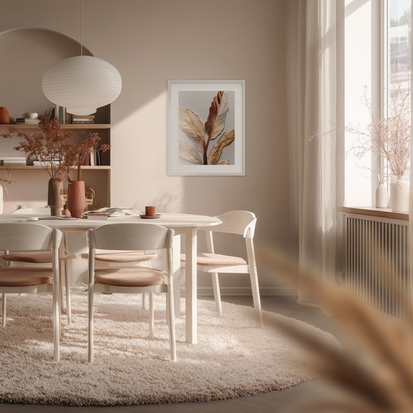 Obraz drukowany z ramą w zestawie 40x50 cm Golden Strelitzia – Styler-image-2