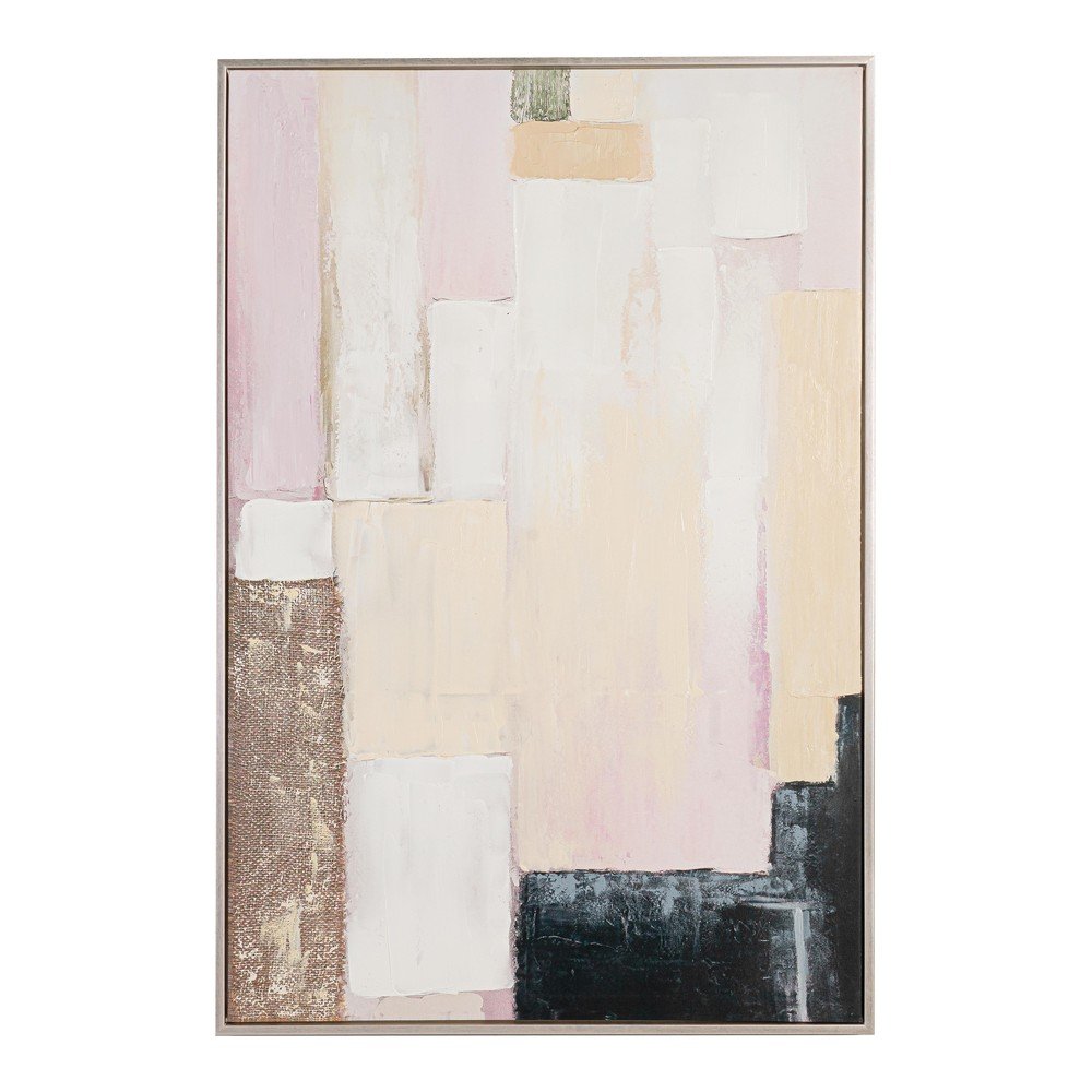 Obraz drukowany na płótnie z ręcznie malowanymi elementami z ramą w zestawie 80x120 cm Meldert – Yes Everyday
