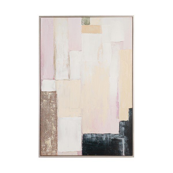 Obraz drukowany/z ręcznie malowanymi elementami z ramą w zestawie/na płótnie 80x120 cm Meldert – Yes Everyday