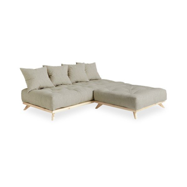 Sofa z lnianym obiciem Karup Design Senza Natural/Linen-image-4