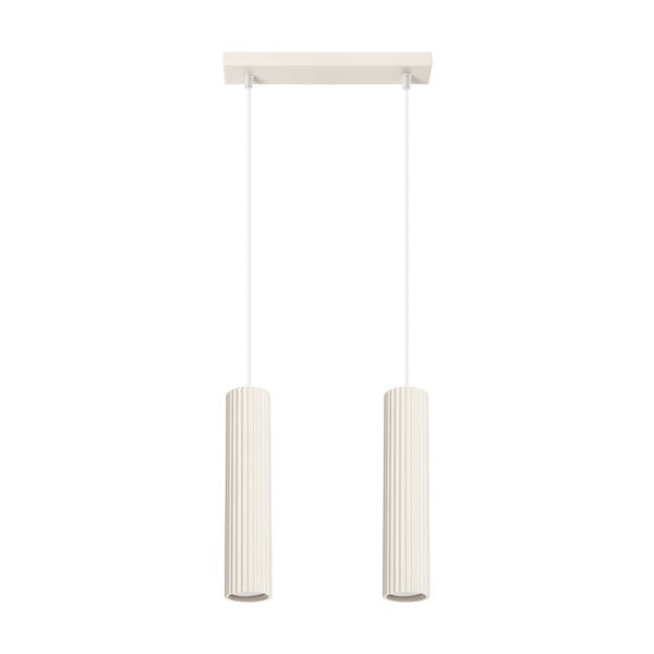 Kremowa lampa wisząca Gleam – Sollux