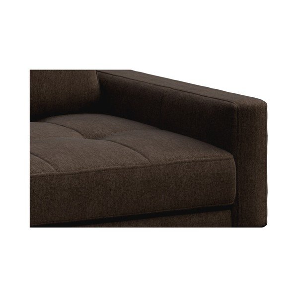 Brązowa sofa z szezlongiem po lewej stronie MESONICA Musso Tufted-image-4