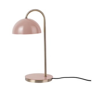 Lampa stołowa w matowym kolorze różowym Leitmotiv Decova