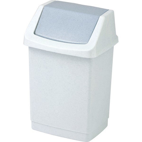 Jasnoszary plastikowy kosz na śmieci 50 l Click-It – Curver