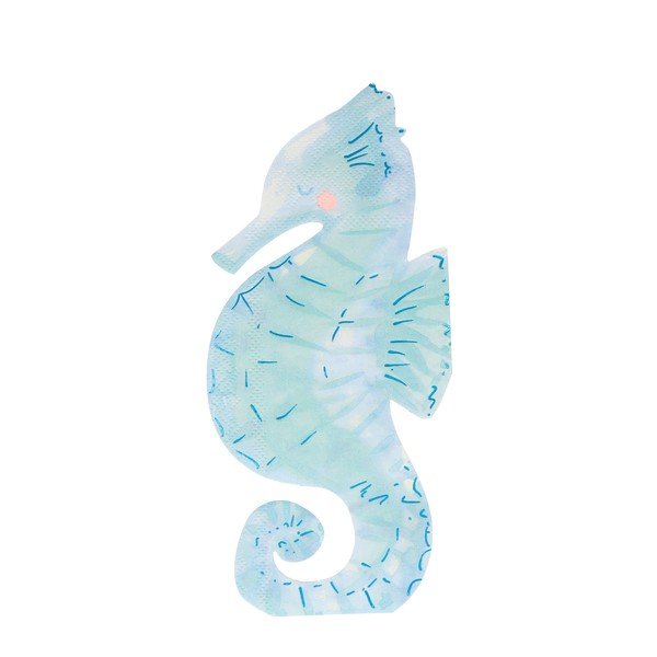 Papierowe serwetki zestaw 16 szt. Seahorse – Meri Meri
