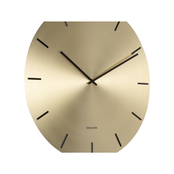 Zegar wahadłowy w kolorze złota Karlsson Impressive, ø 47 cm-image-3