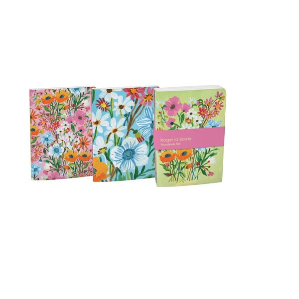 Notesy w formacie A6 64 str. 3 szt. Flower Field – Roger la Borde-image-2