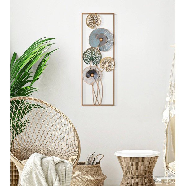 Metalowa dekoracja ścienna Mauro Ferretti Gloth, 31,2x90 cm-image-1